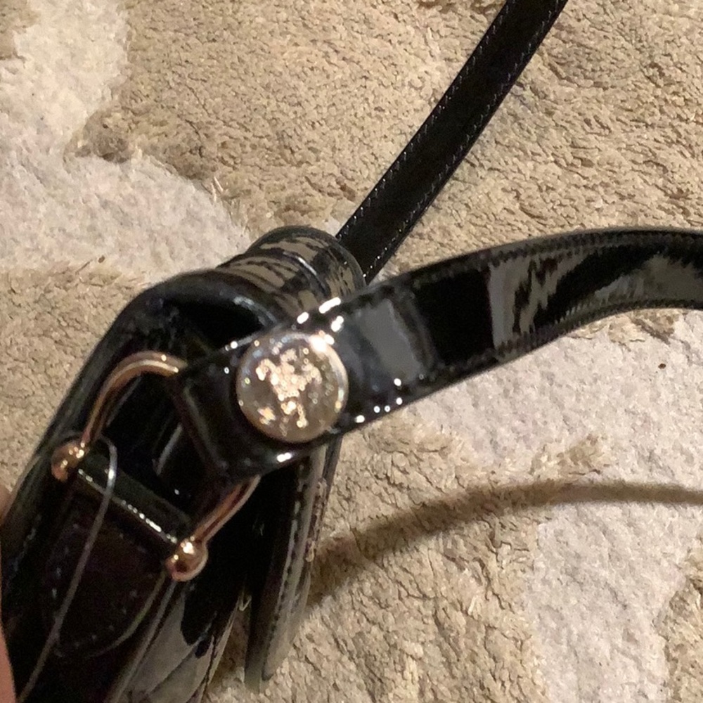 Burberry Quilted Patent Leather Crossbody Bag - Picture 12 of 16